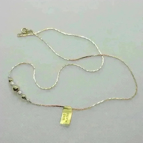 Gold plated necklace chain 2g - Picture 3 of 16